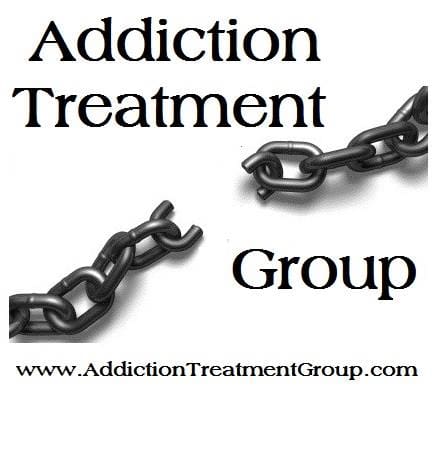 Addiction Treatment Group logo with broken chain