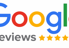 Google Reviews logo with five gold stars